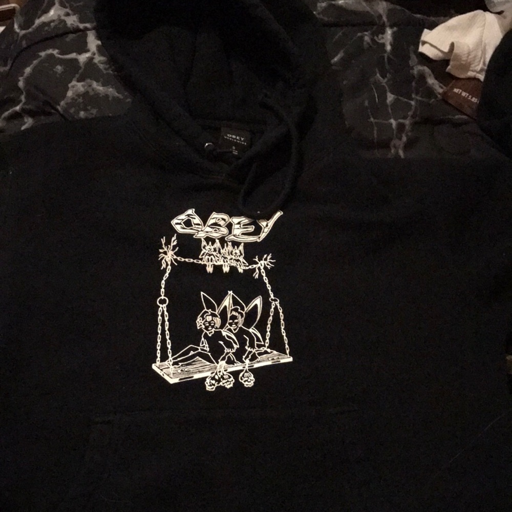 Obey Cast Out 2 Black Hoodie